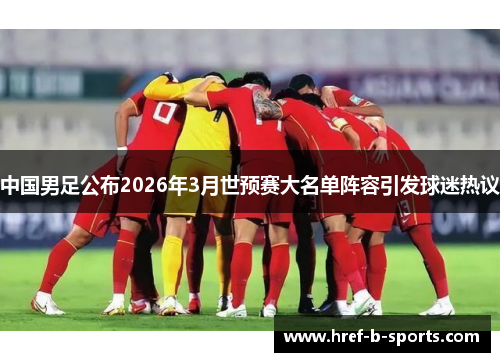 中国男足公布2026年3月世预赛大名单阵容引发球迷热议 中国男足公布2026年3月世预赛大名单阵容引发球迷热议